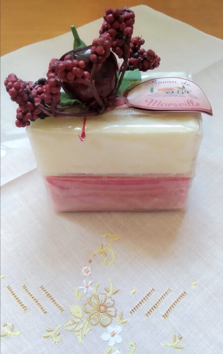 Gift savon de Marseille cerise